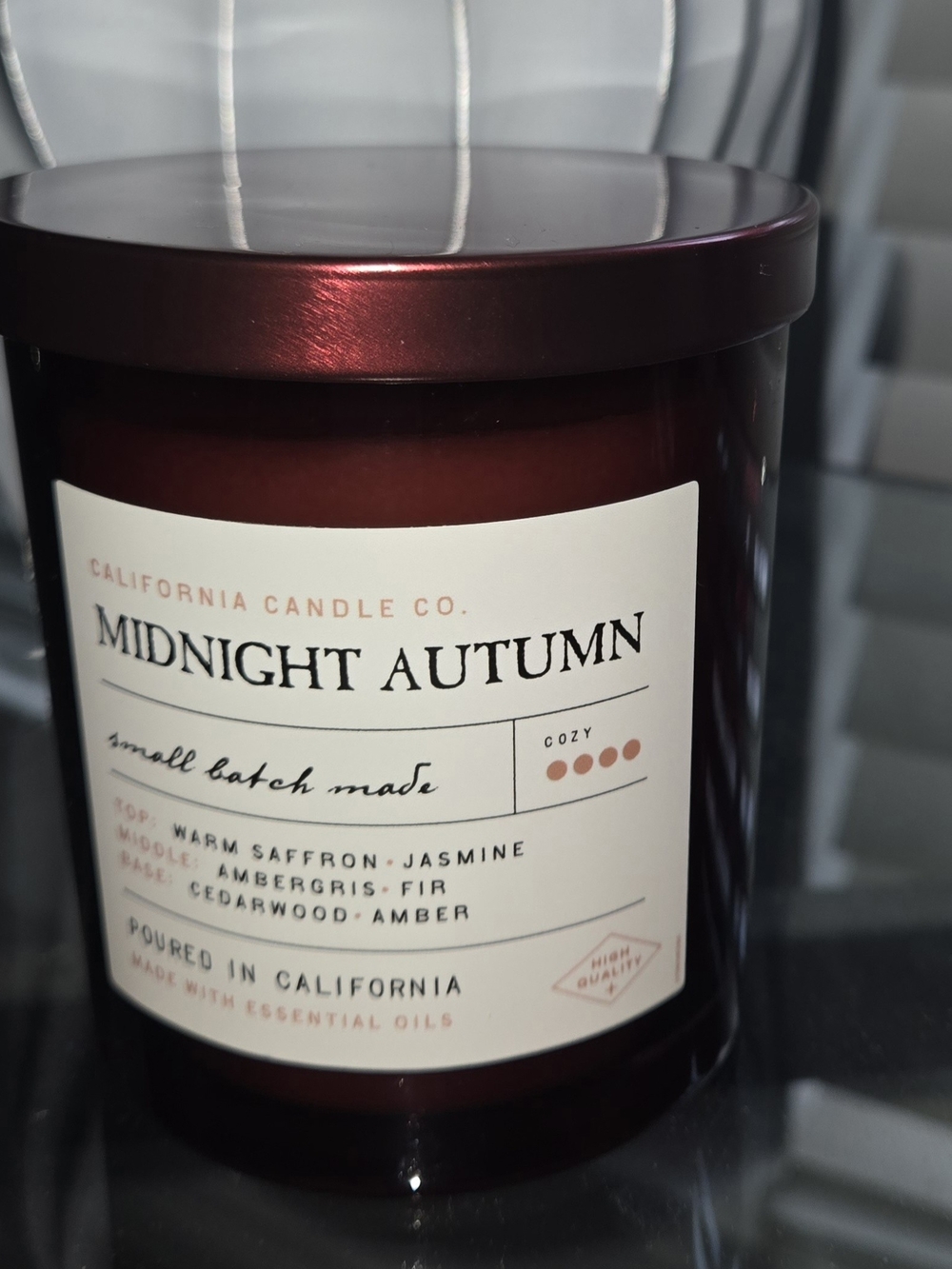 Midnight Autumn Scented Candle - Leoben Candle Co.